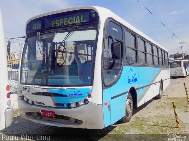 Ônibus Particulares 17012 na cidade de Rio de Janeiro, Rio de Janeiro, Brasil, por Paulo Vitor Lima. Número da foto: #2655384.