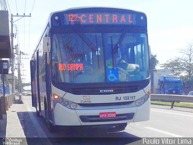 Evanil Transportes e Turismo RJ 132.117 na cidade de Rio de Janeiro, Rio de Janeiro, Brasil, por Paulo Vitor Lima. Número da foto: #2655391.