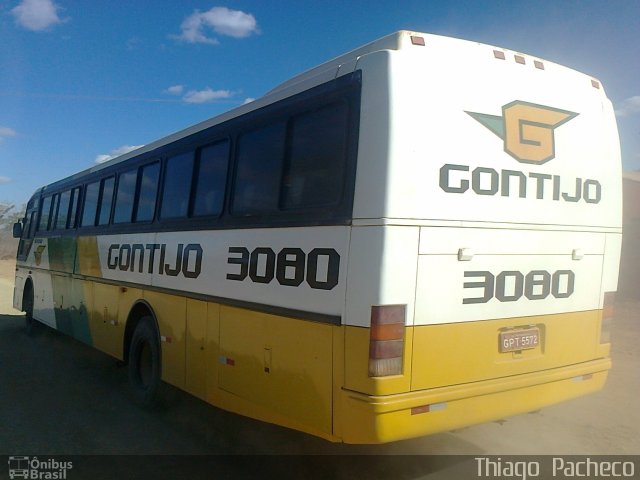 Empresa Gontijo de Transportes 3080 na cidade de São João das Missões, Minas Gerais, Brasil, por Thiago  Pacheco. ID da foto: 2654823.