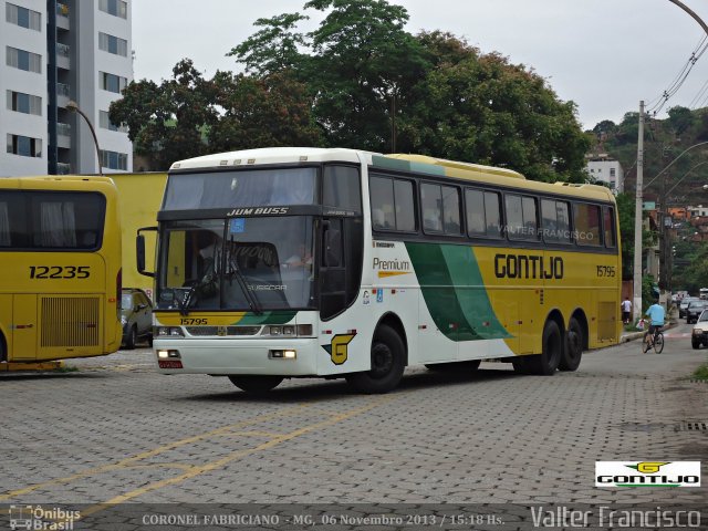 Empresa Gontijo de Transportes 15795 na cidade de Coronel Fabriciano, Minas Gerais, Brasil, por Valter Francisco. Número da foto: #2655135.