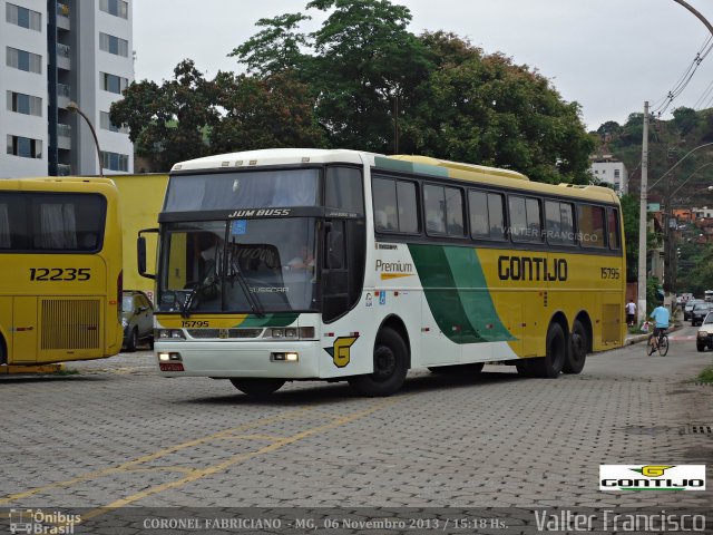 Empresa Gontijo de Transportes 15795 na cidade de Coronel Fabriciano, Minas Gerais, Brasil, por Valter Francisco. ID da foto: 2655135.