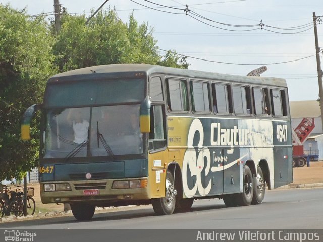 Claytur Turismo 4647 na cidade de Pirapora, Minas Gerais, Brasil, por Andrew Campos. Número da foto: #2655371.