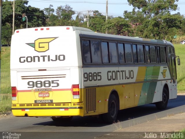 Empresa Gontijo de Transportes 9885 na cidade de Belo Horizonte, Minas Gerais, Brasil, por Júlio  Mandelli. Número da foto: #2655348.