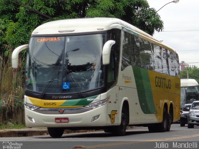 Empresa Gontijo de Transportes 18615 na cidade de Belo Horizonte, Minas Gerais, Brasil, por Júlio  Mandelli. ID da foto: 2655345.