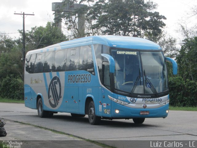 Auto Viação Progresso 6171 na cidade de Recife, Pernambuco, Brasil, por Luiz Carlos de Santana. ID da foto: 2622263.