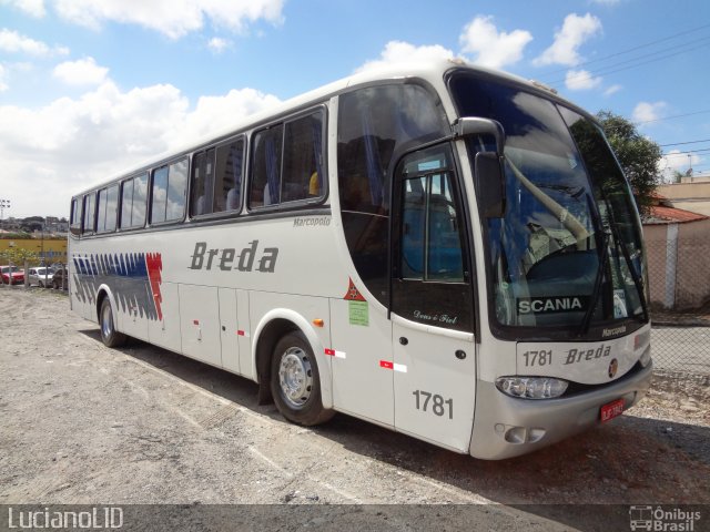 Breda Transportes e Serviços 1781 na cidade de São Bernardo do Campo, São Paulo, Brasil, por Luciano David de Carvalho Santos. ID da foto: 2622640.