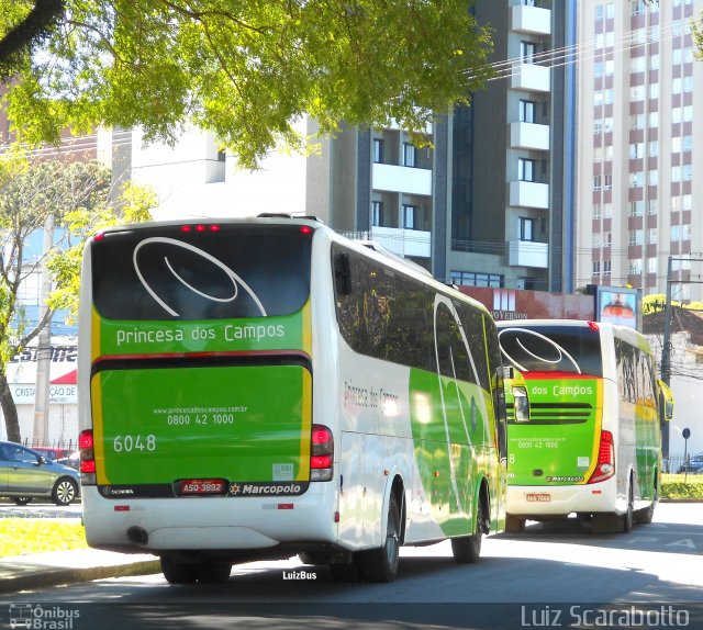 Expresso Princesa dos Campos 6048 na cidade de Curitiba, Paraná, Brasil, por Luiz Scarabotto . Número da foto: #2657772.