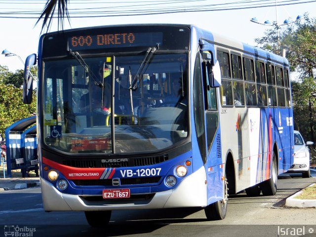 VB Transportes e Turismo VB-12007 na cidade de Campinas, São Paulo, Brasil, por Israel *. ID da foto: 2656858.