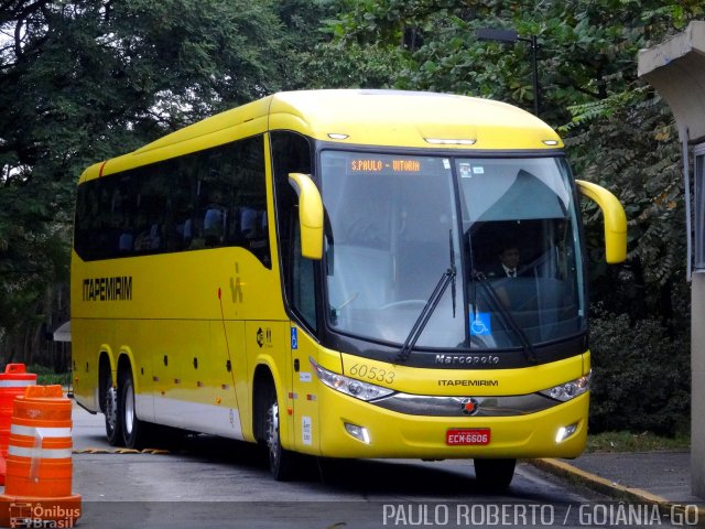Viação Itapemirim 60533 na cidade de São Paulo, São Paulo, Brasil, por Paulo Roberto de Morais Amorim. Número da foto: #2657488.