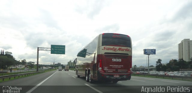 Santa Maria Fretamento e Turismo > Transportes Santa Maria(SP) 900 na cidade de São Bernardo do Campo, São Paulo, Brasil, por Agnaldo Penides. Número da foto: #2658412.