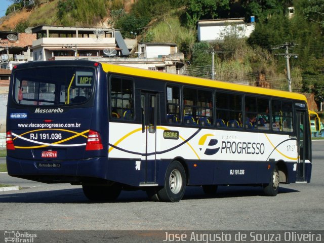 Viação Progresso RJ 191.036 na cidade de Barra do Piraí, Rio de Janeiro, Brasil, por José Augusto de Souza Oliveira. Número da foto: #2660224.