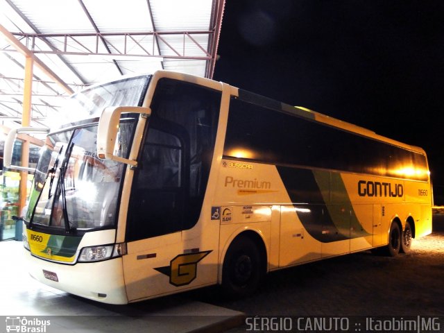 Empresa Gontijo de Transportes 11660 na cidade de Itaobim, Minas Gerais, Brasil, por Sérgio Augusto Braga Canuto. ID da foto: 2659054.