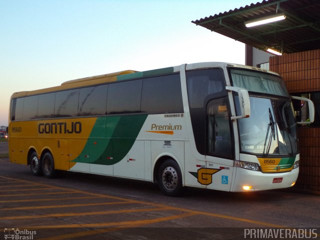 Empresa Gontijo de Transportes 11560 na cidade de Cascavel, Paraná, Brasil, por Alexandre Rodrigo. ID da foto: 2658720.