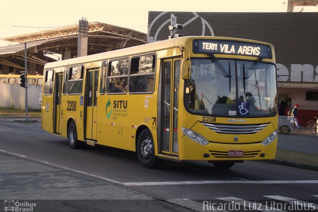 Viação Jundiaiense 2208 na cidade de Jundiaí, São Paulo, Brasil, por Ricardo Luiz. Número da foto: #2660408.