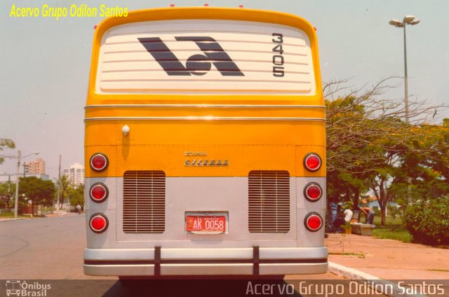 Viação Araguarina 3405 na cidade de Goiânia, Goiás, Brasil, por Carlos Júnior. ID da foto: 2661006.