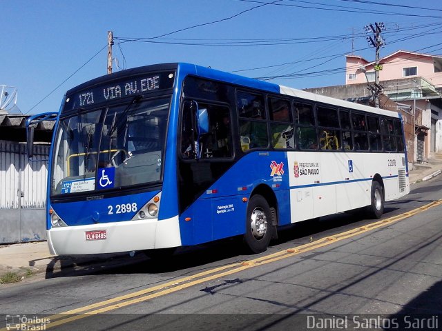 Sambaíba Transportes Urbanos 2 2898 na cidade de São Paulo, São Paulo, Brasil, por Daniel Santos Sardi. ID da foto: 2661682.