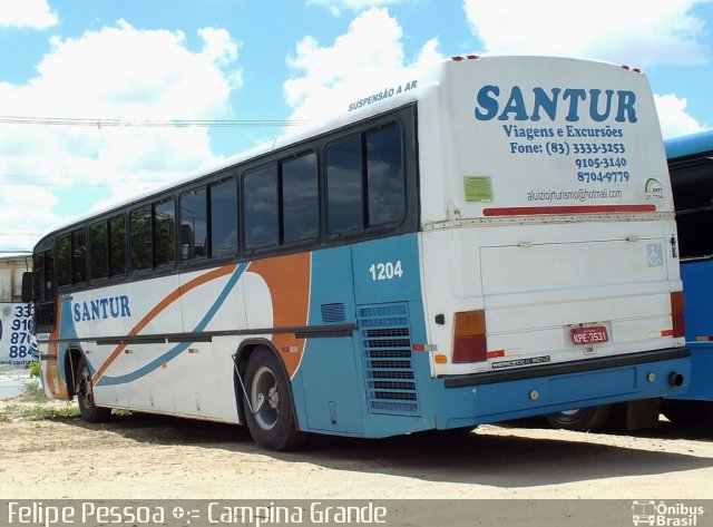 Santur Viagens e Excursões 1204 na cidade de Campina Grande, Paraíba, Brasil, por Felipe Pessoa de Albuquerque. ID da foto: 2661786.