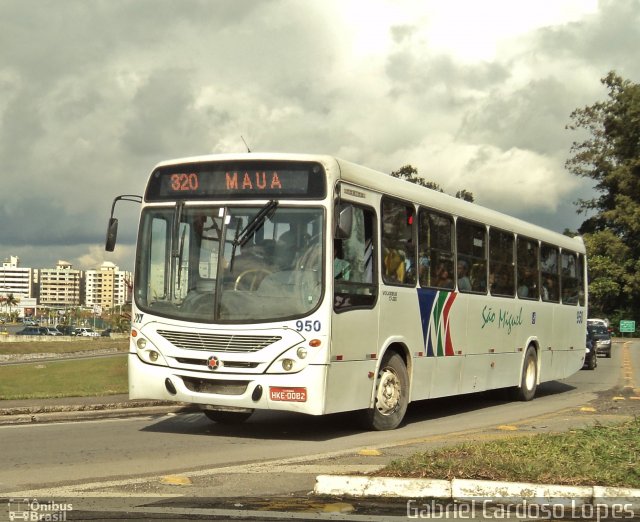 Viação São Miguel 950 na cidade de Resende, Rio de Janeiro, Brasil, por Gabriel Cardoso Lopes. ID da foto: 2661145.