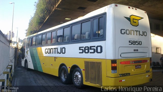 Empresa Gontijo de Transportes 5850 na cidade de Belo Horizonte, Minas Gerais, Brasil, por Carlos Henrique Pereira. ID da foto: 2662852.