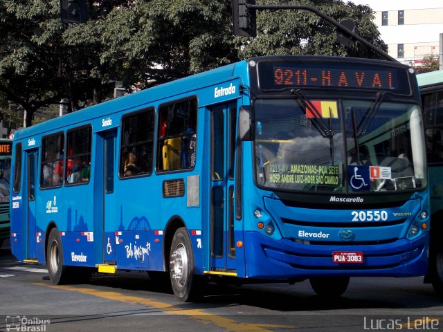 Viação Torres 20550 na cidade de Belo Horizonte, Minas Gerais, Brasil, por Lucas Leite. ID da foto: 2663732.