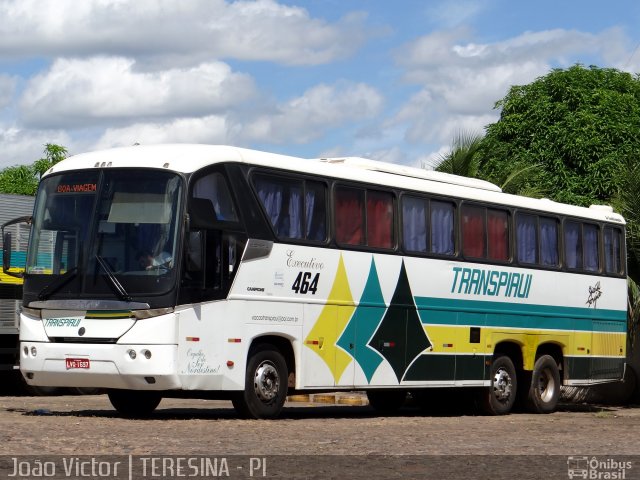 Viação Transpiauí 464 na cidade de Teresina, Piauí, Brasil, por João Victor. ID da foto: 2663945.