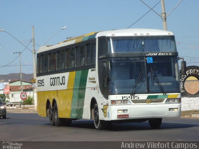 Empresa Gontijo de Transportes 15915 na cidade de Pirapora, Minas Gerais, Brasil, por Andrew Campos. ID da foto: 2663376.