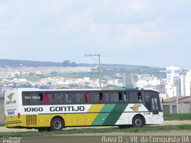 Empresa Gontijo de Transportes 10160 na cidade de Vitória da Conquista, Bahia, Brasil, por Rava Ogawa. ID da foto: 2664284.