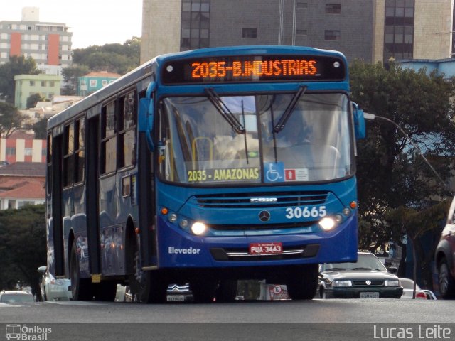 Viação Zurick 30665 na cidade de Belo Horizonte, Minas Gerais, Brasil, por Lucas Leite. Número da foto: #2663763.