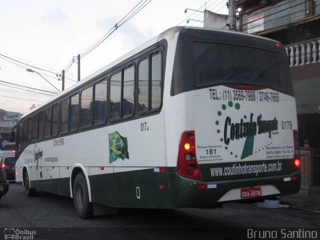 Coutinho Transporte 0179 na cidade de Taboão da Serra, São Paulo, Brasil, por Bruno Santino. Número da foto: #2664553.