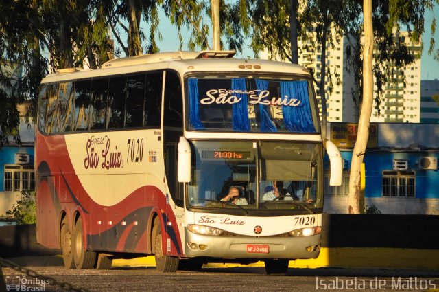 Expresso São Luiz 7020 na cidade de Cuiabá, Mato Grosso, Brasil, por Isabela de Mattos. Número da foto: #2665268.