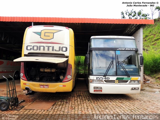 Empresa Gontijo de Transportes 15540 na cidade de João Monlevade, Minas Gerais, Brasil, por Antonio Carlos Fernandes. ID da foto: 2665059.