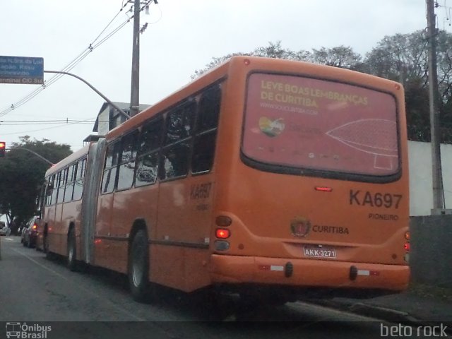Viação Tamandaré KA697 na cidade de Curitiba, Paraná, Brasil, por Alberto Selinke. Número da foto: #2665264.
