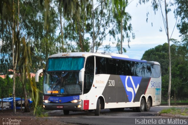 Viação São Luiz 3210 na cidade de Cuiabá, Mato Grosso, Brasil, por Isabela de Mattos. ID da foto: 2665275.