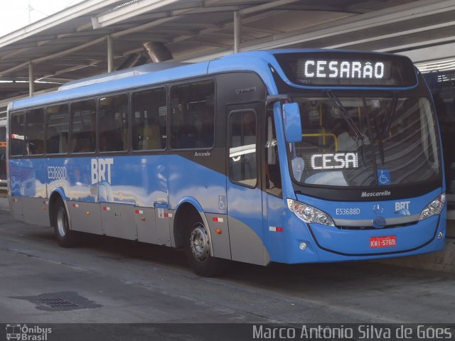 Transportes Campo Grande E53688D na cidade de Rio de Janeiro, Rio de Janeiro, Brasil, por Marco Antônio Silva de Góes. ID da foto: 2665600.