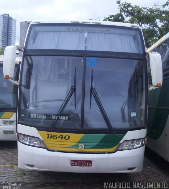 Empresa Gontijo de Transportes 11640 na cidade de Belo Horizonte, Minas Gerais, Brasil, por Maurício Nascimento. ID da foto: 2666456.