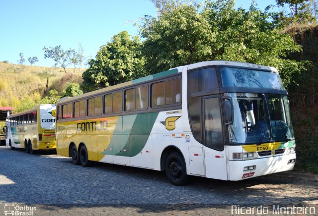 Empresa Gontijo de Transportes 11060 na cidade de João Monlevade, Minas Gerais, Brasil, por Ricardo Silva Monteiro. ID da foto: 2667725.