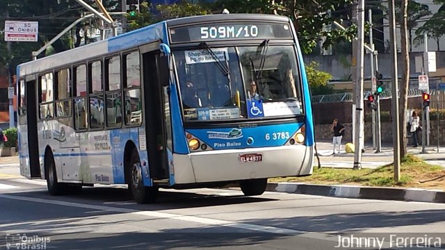 Viação Paratodos > São Jorge > Metropolitana São Paulo > Mobibrasil 6 3783 na cidade de São Paulo, São Paulo, Brasil, por Johnny Ferreira. Número da foto: #2666704.