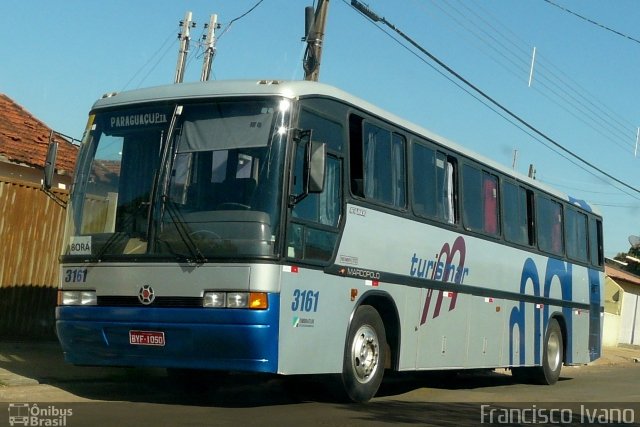 Turismar Transporte e Turismo 3161 na cidade de Paraguaçu Paulista, São Paulo, Brasil, por Francisco Ivano. ID da foto: 2668497.