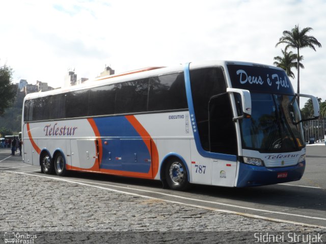 Telestur Locadora 787 na cidade de Aparecida, São Paulo, Brasil, por Sidnei Machado Strujak. ID da foto: 2667806.