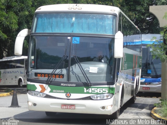 Cia. São Geraldo de Viação 14565 na cidade de São Paulo, São Paulo, Brasil, por Matheus de Melo Bento. ID da foto: 2670581.