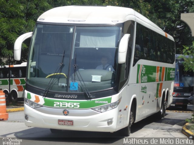 Cia. São Geraldo de Viação 21365 na cidade de São Paulo, São Paulo, Brasil, por Matheus de Melo Bento. Número da foto: #2668741.