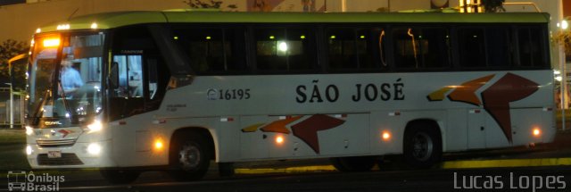Expresso São José do Tocantins 16195 na cidade de Goiânia, Goiás, Brasil, por Lucas Gabriel Resende Lopes. Número da foto: #2669744.