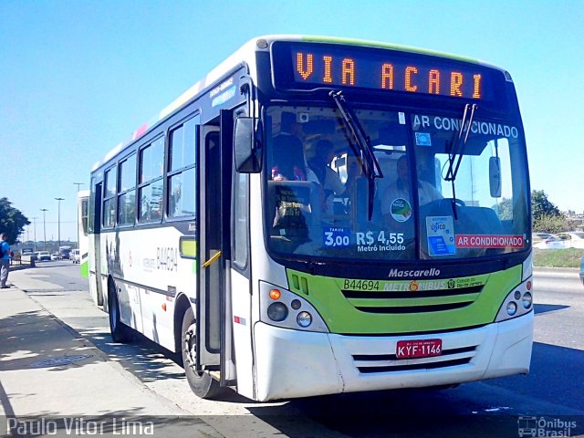Auto Viação Três Amigos B44694 na cidade de Rio de Janeiro, Rio de Janeiro, Brasil, por Paulo Vitor Lima. Número da foto: #2669061.