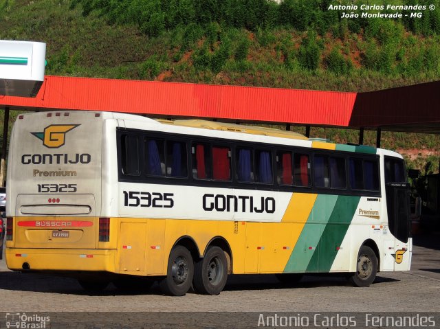 Empresa Gontijo de Transportes 15325 na cidade de João Monlevade, Minas Gerais, Brasil, por Antonio Carlos Fernandes. ID da foto: 2668975.