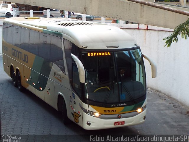 Empresa Gontijo de Transportes 18520 na cidade de Aparecida, São Paulo, Brasil, por Fabio Alcantara. Número da foto: #2669104.