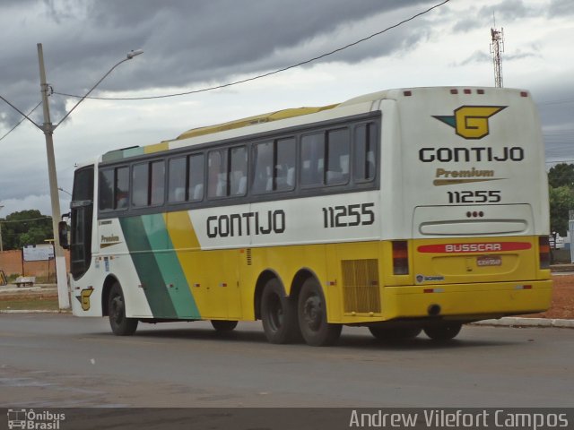 Empresa Gontijo de Transportes 11255 na cidade de Pirapora, Minas Gerais, Brasil, por Andrew Campos. ID da foto: 2669729.