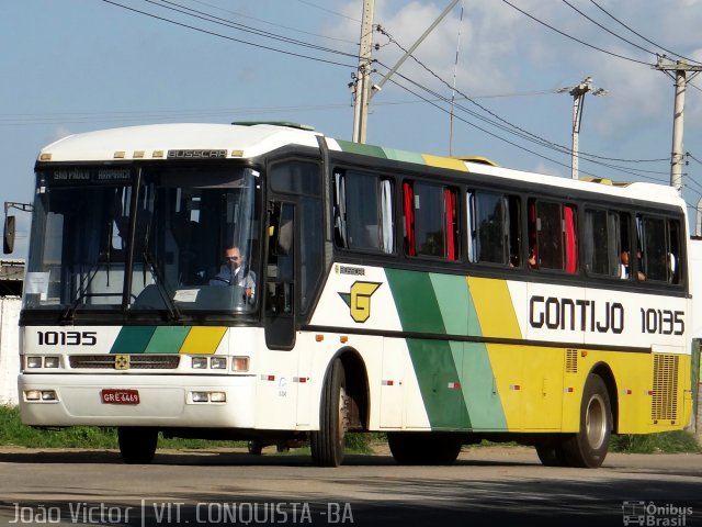 Empresa Gontijo de Transportes 10135 na cidade de Vitória da Conquista, Bahia, Brasil, por João Victor. ID da foto: 2671938.