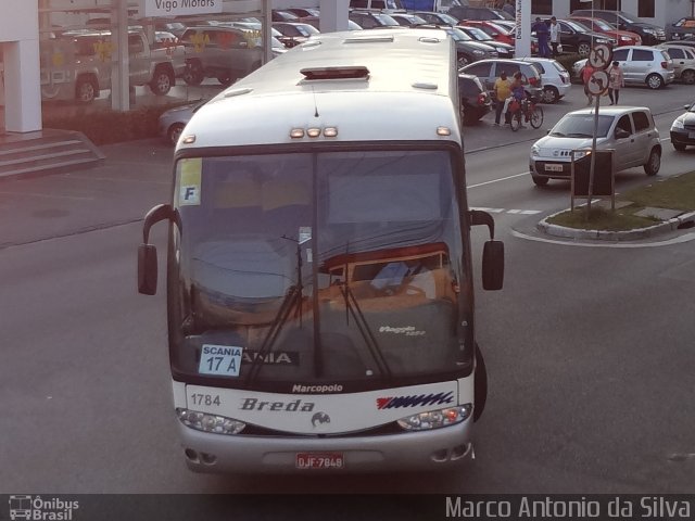 Breda Transportes e Serviços 1784 na cidade de São Bernardo do Campo, São Paulo, Brasil, por Marco Antonio da Silva. Número da foto: #2672288.