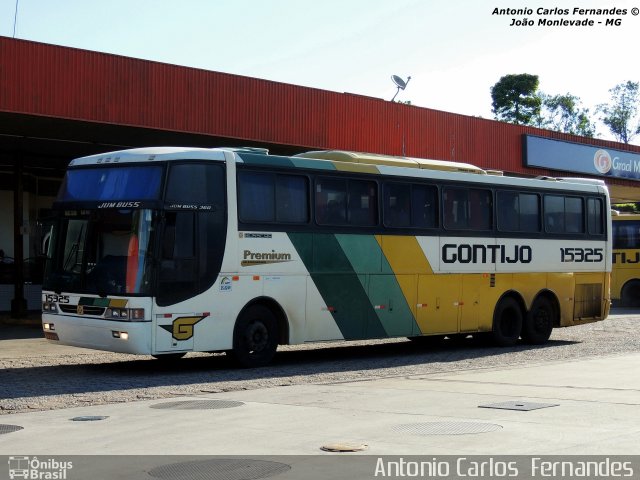 Empresa Gontijo de Transportes 15325 na cidade de João Monlevade, Minas Gerais, Brasil, por Antonio Carlos Fernandes. ID da foto: 2671788.