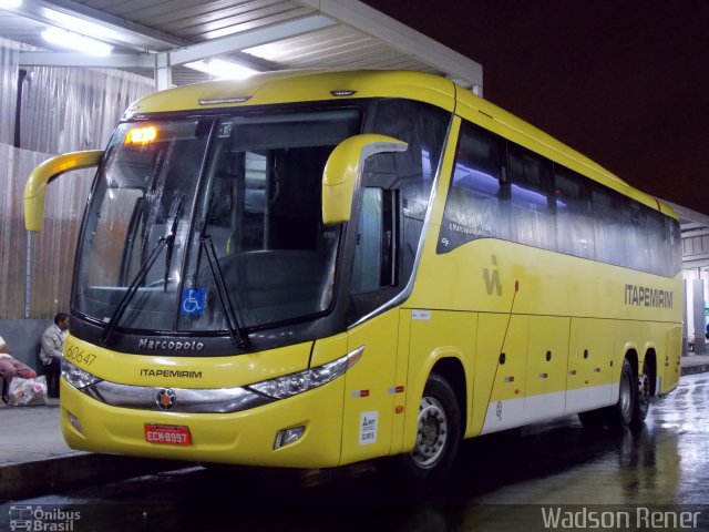 Viação Itapemirim 60647 na cidade de Belo Horizonte, Minas Gerais, Brasil, por Wadson Rener. Número da foto: #2672289.